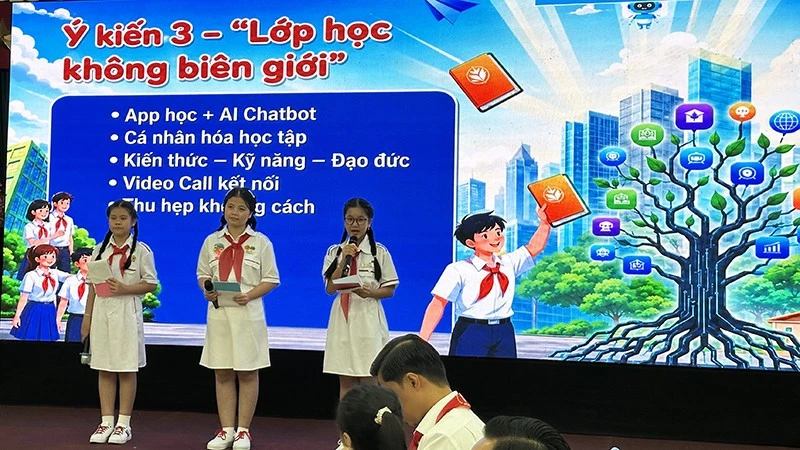 Lãnh đạo Thành phố Hồ Chí Minh gặp gỡ, lắng nghe nguyện vọng của thiếu nhi Lãnh đạo Thành phố Hồ Chí Minh gặp gỡ, lắng nghe nguyện vọng của thiếu nhi