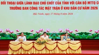 Lãnh đạo tỉnh Bắc Ninh đối thoại với cán bộ Mặt trận cơ sở