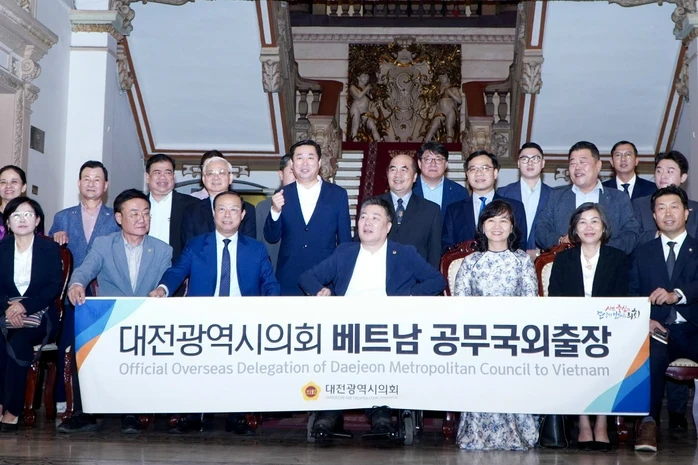 Lãnh đạo TP HCM tiếp đoàn công tác TP Daejeon - Hàn Quốc
