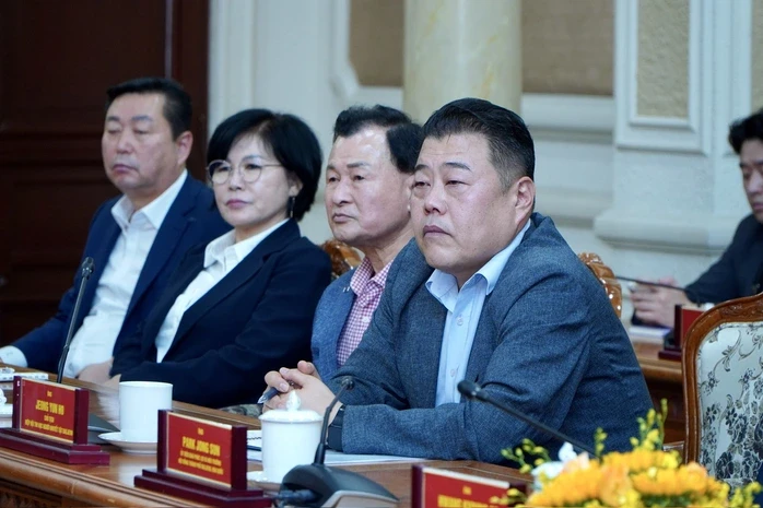 Lãnh đạo TP HCM tiếp đoàn công tác TP Daejeon - Hàn Quốc