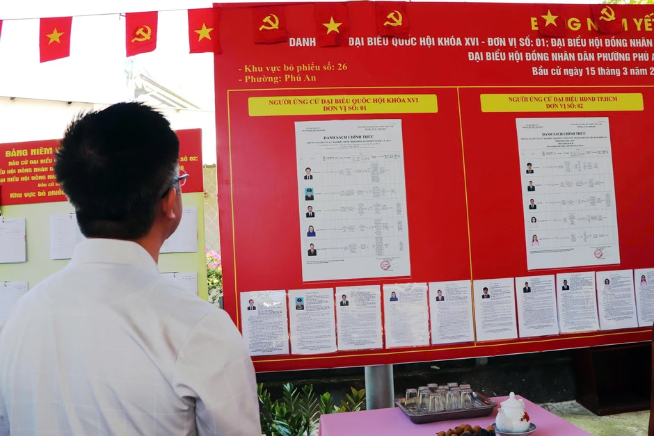Lãnh đạo TPHCM kiểm tra các điểm bỏ phiếu bầu cử tại khu vực Bình Dương Lãnh đạo TPHCM kiểm tra các điểm bỏ phiếu bầu cử tại khu vực Bình Dương