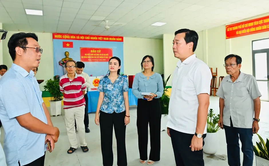 Lãnh đạo TPHCM kiểm tra công tác chuẩn bị bầu cử tại các xã Xuân Thới Sơn, Hóc Môn và Đông Thạnh Lãnh đạo TPHCM kiểm tra công tác chuẩn bị bầu cử tại các xã Xuân Thới Sơn, Hóc Môn và Đông Thạnh