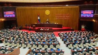 Lãnh đạo Việt Nam gửi điện mừng lãnh đạo cấp cao của Lào