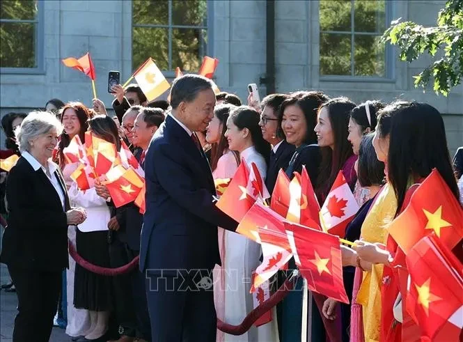 Lễ đón Tổng Bí thư, Chủ tịch nước Tô Lâm thăm cấp Nhà nước Canada Lễ đón Tổng Bí thư, Chủ tịch nước Tô Lâm thăm cấp Nhà nước Canada