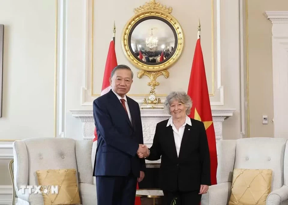 Lễ đón Tổng Bí thư, Chủ tịch nước Tô Lâm thăm cấp Nhà nước tới Canada Lễ đón Tổng Bí thư, Chủ tịch nước Tô Lâm thăm cấp Nhà nước tới Canada