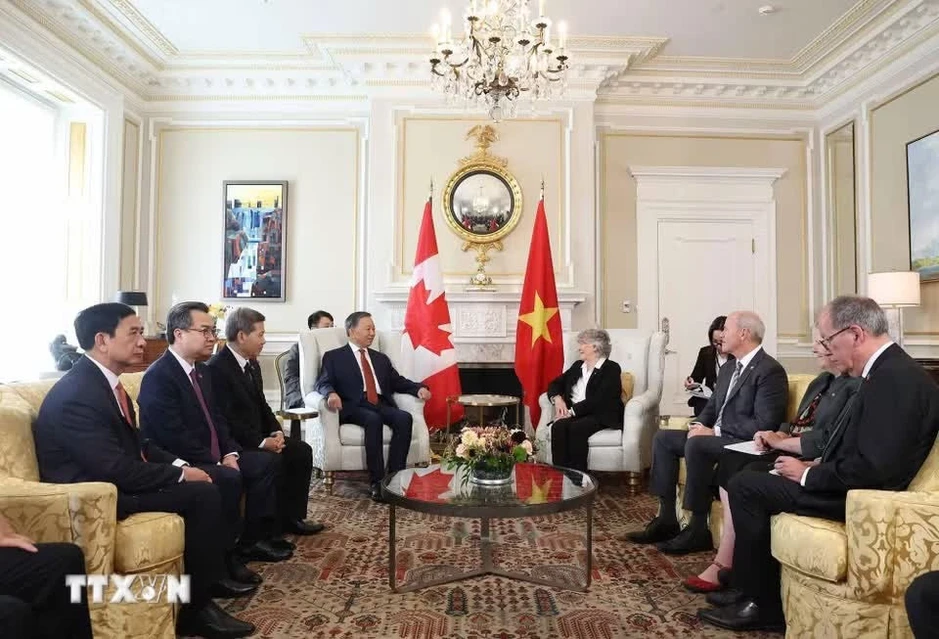 Lễ đón Tổng Bí thư, Chủ tịch nước Tô Lâm thăm cấp Nhà nước tới Canada Lễ đón Tổng Bí thư, Chủ tịch nước Tô Lâm thăm cấp Nhà nước tới Canada