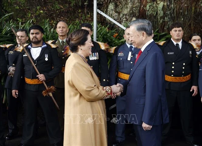 Lễ đón Tổng Bí thư, Chủ tịch nước Tô Lâm thăm cấp Nhà nước tới New Zealand Lễ đón Tổng Bí thư, Chủ tịch nước Tô Lâm thăm cấp Nhà nước tới New Zealand