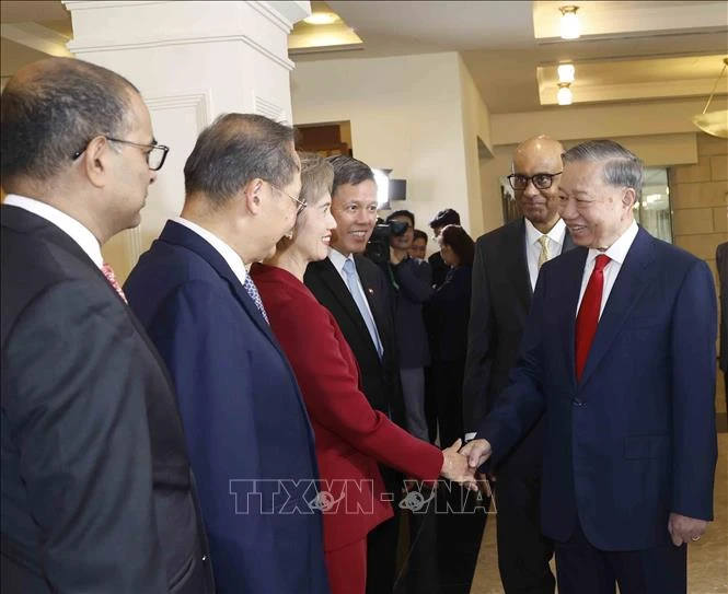 Lễ đón Tổng Bí thư, Chủ tịch nước Tô Lâm và Phu nhân thăm cấp Nhà nước CH Singapore Lễ đón Tổng Bí thư, Chủ tịch nước Tô Lâm và Phu nhân thăm cấp Nhà nước CH Singapore