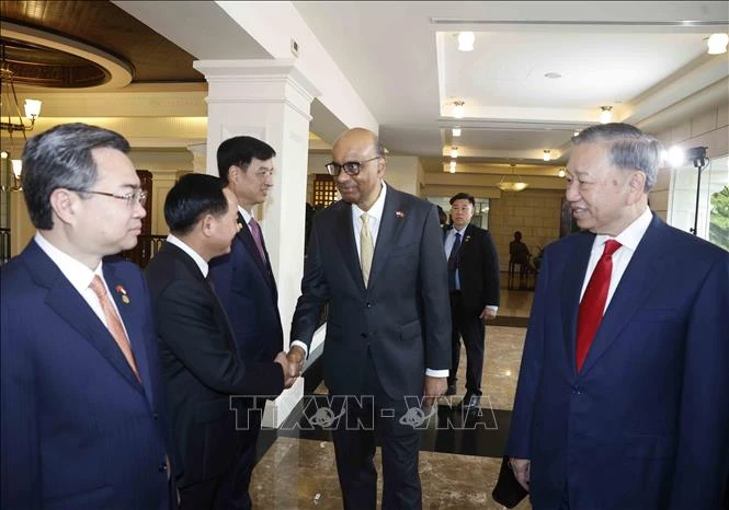Lễ đón Tổng Bí thư, Chủ tịch nước Tô Lâm và Phu nhân thăm cấp Nhà nước CH Singapore Lễ đón Tổng Bí thư, Chủ tịch nước Tô Lâm và Phu nhân thăm cấp Nhà nước CH Singapore