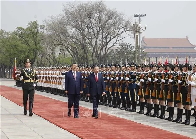 Lễ đón trọng thể Tổng Bí thư, Chủ tịch nước Tô Lâm thăm cấp Nhà nước đến Trung Quốc Lễ đón trọng thể Tổng Bí thư, Chủ tịch nước Tô Lâm thăm cấp Nhà nước đến Trung Quốc