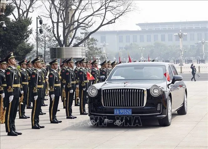 Lễ đón trọng thể Tổng Bí thư, Chủ tịch nước Tô Lâm thăm cấp Nhà nước đến Trung Quốc Lễ đón trọng thể Tổng Bí thư, Chủ tịch nước Tô Lâm thăm cấp Nhà nước đến Trung Quốc