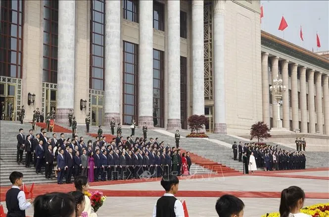 Lễ đón trọng thể Tổng Bí thư, Chủ tịch nước Tô Lâm thăm cấp Nhà nước đến Trung Quốc Lễ đón trọng thể Tổng Bí thư, Chủ tịch nước Tô Lâm thăm cấp Nhà nước đến Trung Quốc