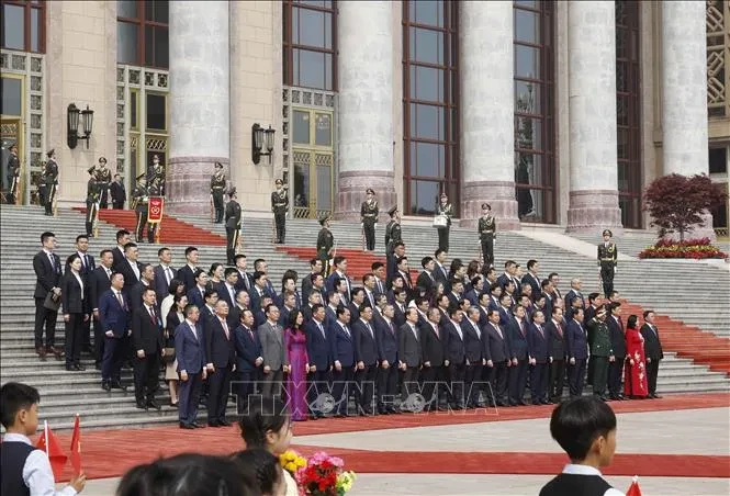Lễ đón trọng thể Tổng Bí thư, Chủ tịch nước Tô Lâm thăm cấp Nhà nước đến Trung Quốc Lễ đón trọng thể Tổng Bí thư, Chủ tịch nước Tô Lâm thăm cấp Nhà nước đến Trung Quốc