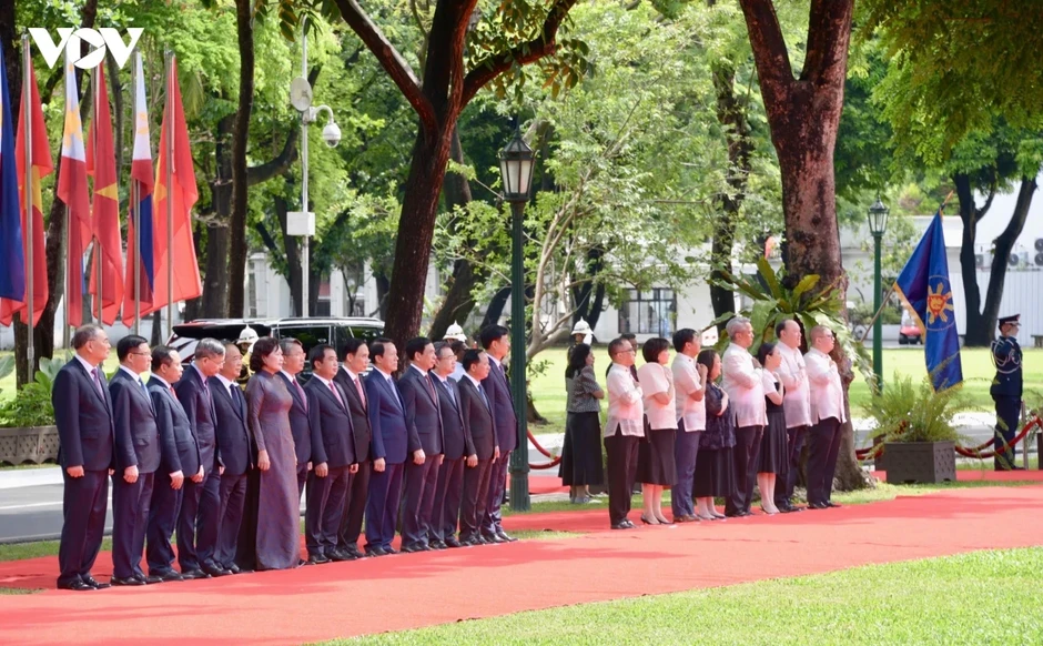 Lễ đón trọng thể Tổng Bí thư, Chủ tịch nước Tô Lâm thăm cấp Nhà nước Philippines Lễ đón trọng thể Tổng Bí thư, Chủ tịch nước Tô Lâm thăm cấp Nhà nước Philippines