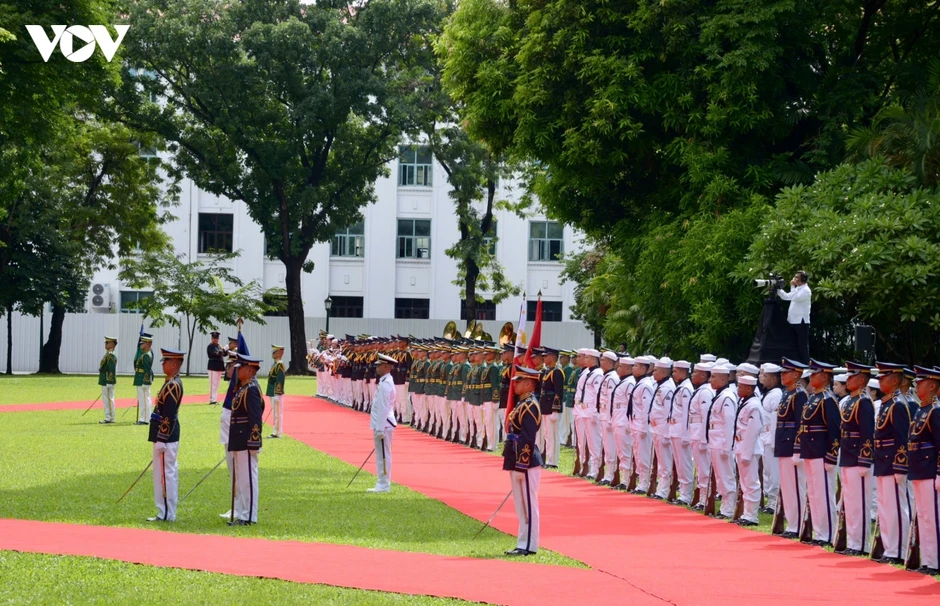 Lễ đón trọng thể Tổng Bí thư, Chủ tịch nước Tô Lâm thăm cấp Nhà nước Philippines Lễ đón trọng thể Tổng Bí thư, Chủ tịch nước Tô Lâm thăm cấp Nhà nước Philippines