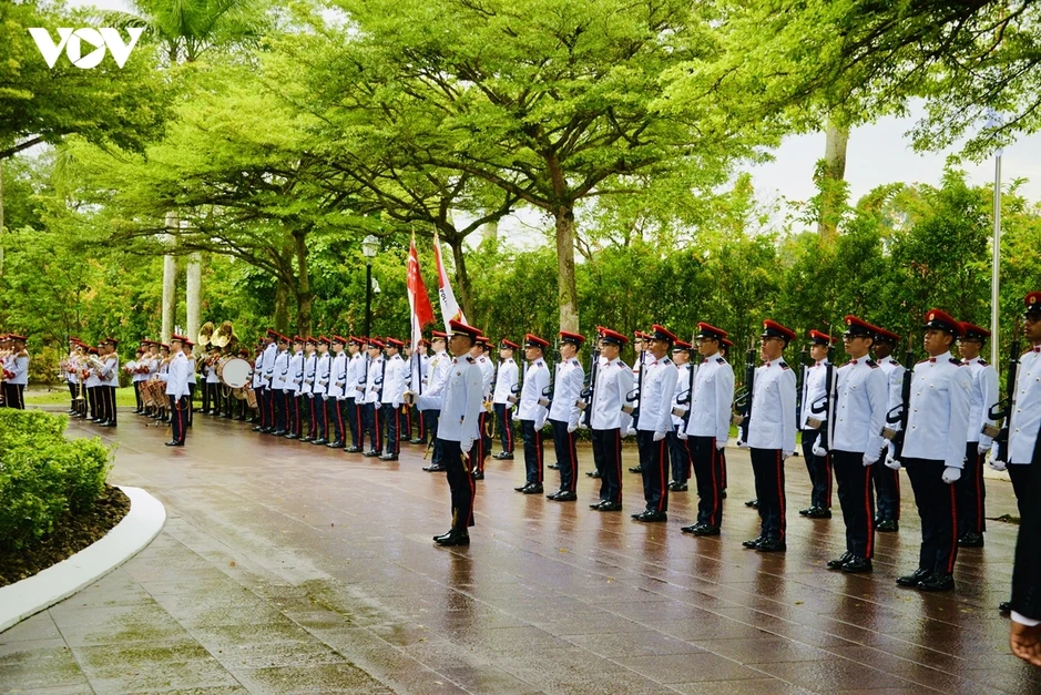 Lễ đón trọng thể Tổng Bí thư, Chủ tịch nước Tô Lâm thăm cấp Nhà nước Singapore Lễ đón trọng thể Tổng Bí thư, Chủ tịch nước Tô Lâm thăm cấp Nhà nước Singapore