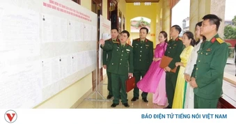 Mỗi cán bộ, chiến sĩ là một tuyên truyền viên tích cực cho cuộc bầu cử
