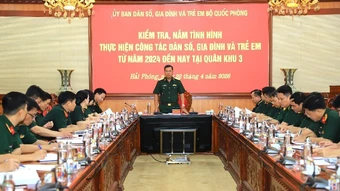 Nâng cao hiệu quả công tác dân số, gia đình và trẻ em tại Quân khu 3
