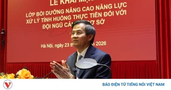 Nâng cao năng lực xử lý tính huống thực tiễn đối với độ ngũ cán bộ cơ sở