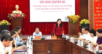 Nâng chất lượng tạo nguồn, tháo gỡ điểm nghẽn trong phát triển đảng viên