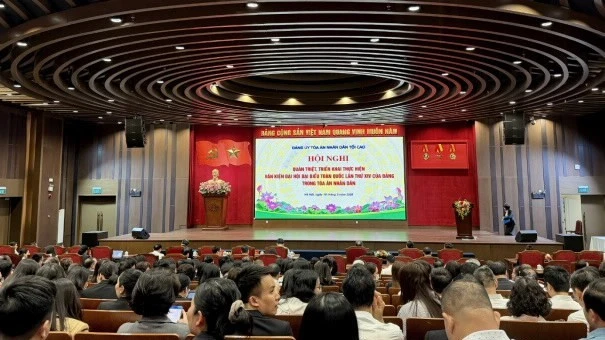 Ngành Tòa án quán triệt, triển khai thực hiện Văn kiện Đại hội XIV của Đảng Ngành Tòa án quán triệt, triển khai thực hiện Văn kiện Đại hội XIV của Đảng