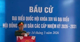 Ngày hội bầu cử sớm tại Đặc khu Bạch Long Vĩ