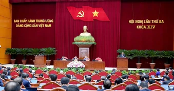 Ngày làm việc thứ ba Hội nghị lần thứ ba Ban Chấp hành Trung ương Đảng khóa XIV
