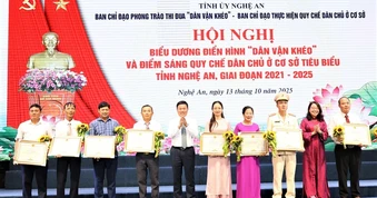 Nghệ An đẩy mạnh phong trào thi đua “Dân vận khéo”