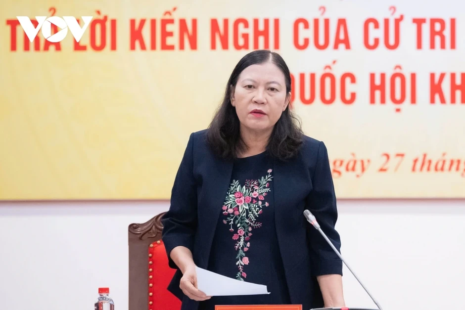 Nhiều kiến nghị cử tri được xử lý kịp thời, góp phần tháo gỡ bức xúc xã hội