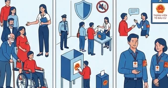 Những điều cử tri cần lưu ý khi vào phòng bỏ phiếu