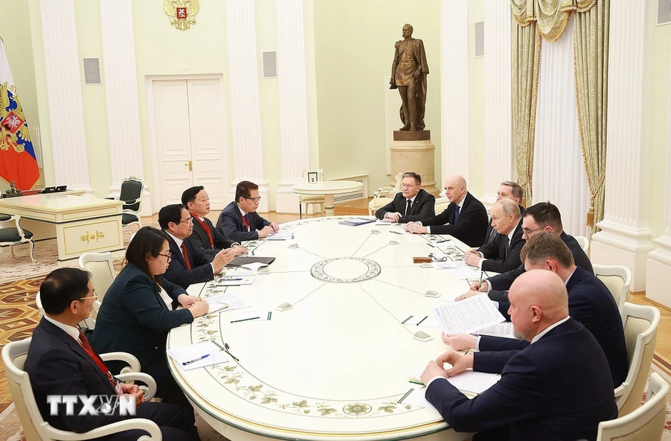 Những hình ảnh Thủ tướng Phạm Minh Chính hội kiến Tổng thống Nga Vladimir Putin Những hình ảnh Thủ tướng Phạm Minh Chính hội kiến Tổng thống Nga Vladimir Putin