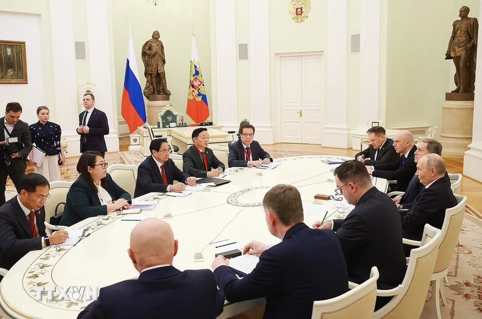 Những hình ảnh Thủ tướng Phạm Minh Chính hội kiến Tổng thống Nga Vladimir Putin Những hình ảnh Thủ tướng Phạm Minh Chính hội kiến Tổng thống Nga Vladimir Putin