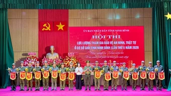 Ninh Bình nâng cao kỹ năng, nghiệp vụ cho lực lượng tham gia bảo vệ an ninh, trật tự ở cơ sở
