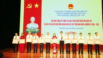 Ninh Bình tổng kết công tác bầu cử đại biểu Quốc hội khóa XVI và đại biểu Hội đồng nhân dân các cấp nhiệm kỳ 2026-2031