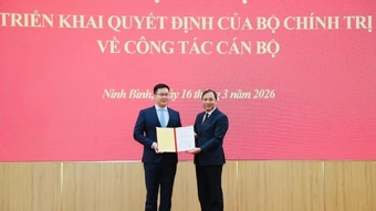 Ninh Bình triển khai quyết định của Bộ Chính trị, Ban Bí thư về công tác cán bộ