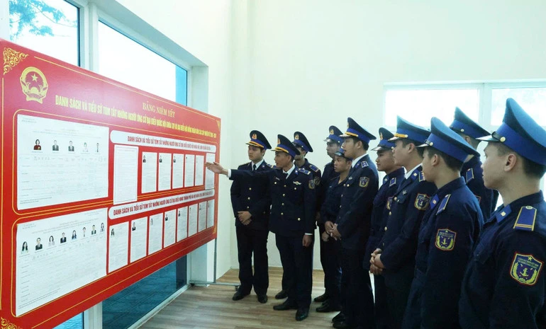 Nơi gửi gắm ý chí, niềm tin của cán bộ, chiến sĩ Cảnh sát biển Nơi gửi gắm ý chí, niềm tin của cán bộ, chiến sĩ Cảnh sát biển