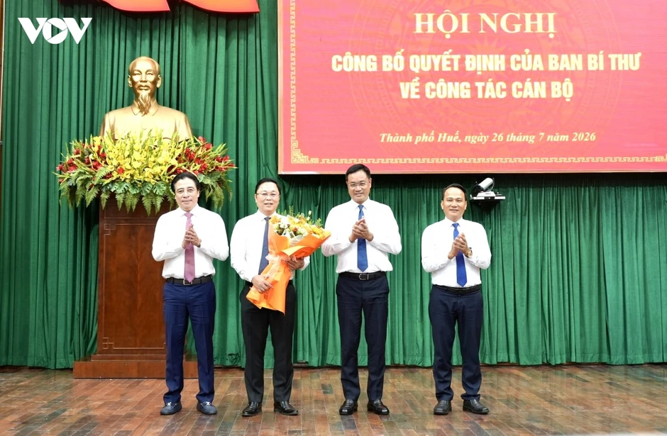Ông Lê Trí Thanh được điều động giữ chức Phó Bí thư Thành ủy Huế Ông Lê Trí Thanh được điều động giữ chức Phó Bí thư Thành ủy Huế