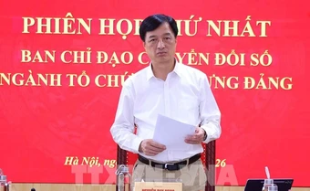 Ông Nguyễn Duy Ngọc làm Trưởng Ban chỉ đạo chuyển đổi số ngành Tổ chức xây dựng Đảng