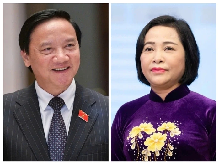 Ông Nguyễn Khắc Định và bà Nguyễn Thị Thanh tái đắc cử Phó Chủ tịch Quốc hội khóa XVI Ông Nguyễn Khắc Định và bà Nguyễn Thị Thanh tái đắc cử Phó Chủ tịch Quốc hội khóa XVI