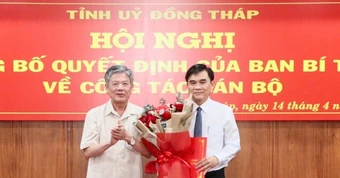 Ông Nguyễn Văn Mười làm Phó Bí thư Tỉnh ủy Đồng Tháp