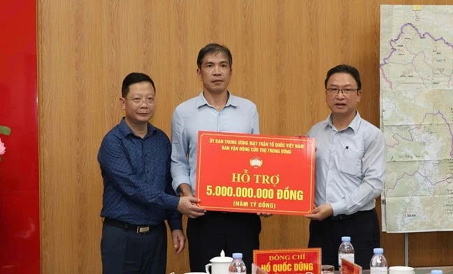 Phân bổ 5 tỷ đồng hỗ trợ tỉnh Lai Châu khắc phục hậu quả mưa lũ Phân bổ 5 tỷ đồng hỗ trợ tỉnh Lai Châu khắc phục hậu quả mưa lũ