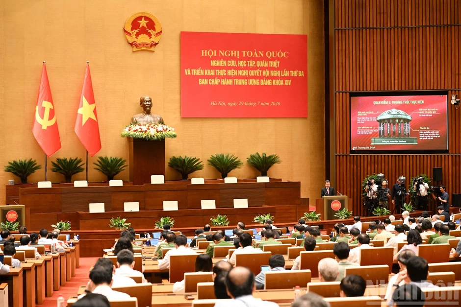 Phát biểu của Tổng Bí thư, Chủ tịch nước Tô Lâm tại Hội nghị quán triệt, triển khai thực hiện Nghị quyết Hội nghị Trung ương ba khóa XIV Phát biểu của Tổng Bí thư, Chủ tịch nước Tô Lâm tại Hội nghị quán triệt, triển khai thực hiện Nghị quyết Hội nghị Trung ương ba khóa XIV