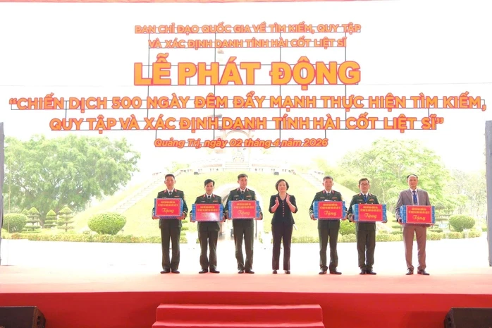 Phát động chiến dịch 500 ngày đêm tìm kiếm, quy tập và xác định danh tính hài cốt liệt sĩ Phát động chiến dịch 500 ngày đêm tìm kiếm, quy tập và xác định danh tính hài cốt liệt sĩ