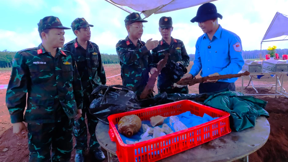 Phát hiện nhiều di vật của liệt sĩ chứa thông tin vô cùng quý giá