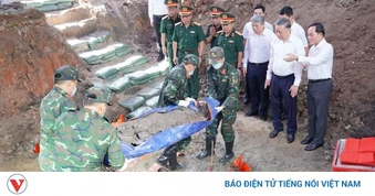 Phát hiện thêm 3 bộ hài cốt liệt sĩ tại Công viên Lê Thị Riêng