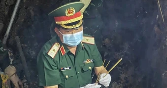Phát hiện thêm nhiều hài cốt trong túi đựng ở Công viên Lê Thị Riêng