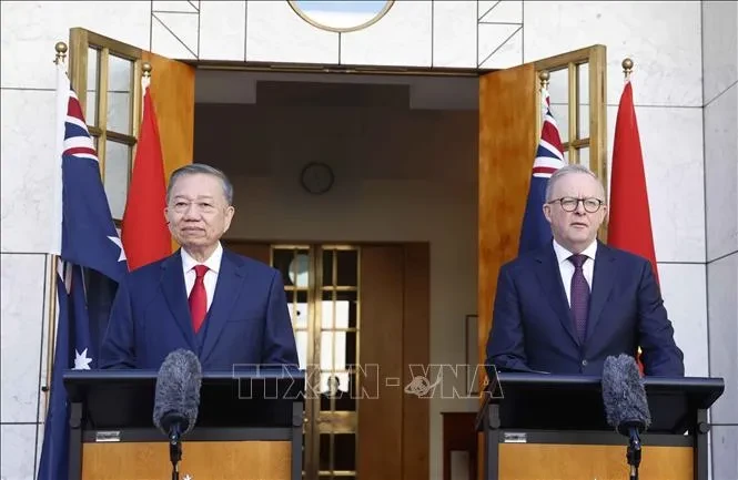Phát triển sâu sắc hơn nữa quan hệ Đối tác Chiến lược toàn diện Việt Nam - Australia Phát triển sâu sắc hơn nữa quan hệ Đối tác Chiến lược toàn diện Việt Nam - Australia