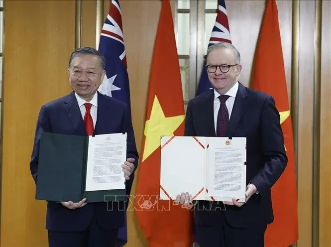 Phát triển sâu sắc hơn nữa quan hệ Đối tác Chiến lược toàn diện Việt Nam - Australia Phát triển sâu sắc hơn nữa quan hệ Đối tác Chiến lược toàn diện Việt Nam - Australia