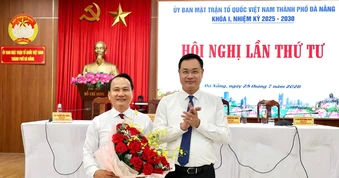 Phó Bí thư Thành ủy Nguyễn Đình Vĩnh giữ chức Chủ tịch Ủy ban MTTQ Việt Nam TP Đà Nẵng