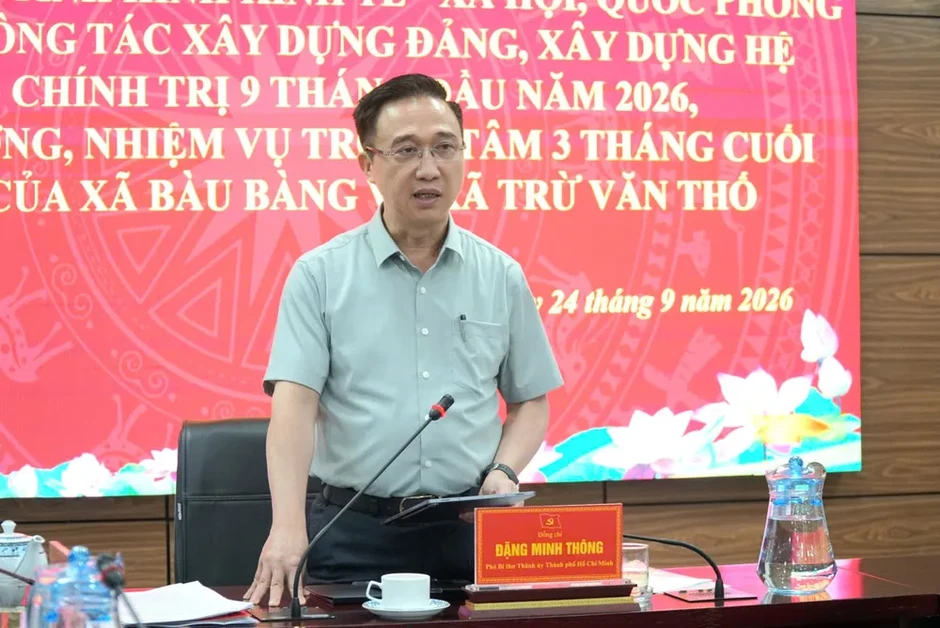 Phó Bí thư Thành ủy TPHCM Đặng Minh Thông: Tổ chức thực hiện theo phương châm “6 rõ”, đánh giá cán bộ qua KPI
